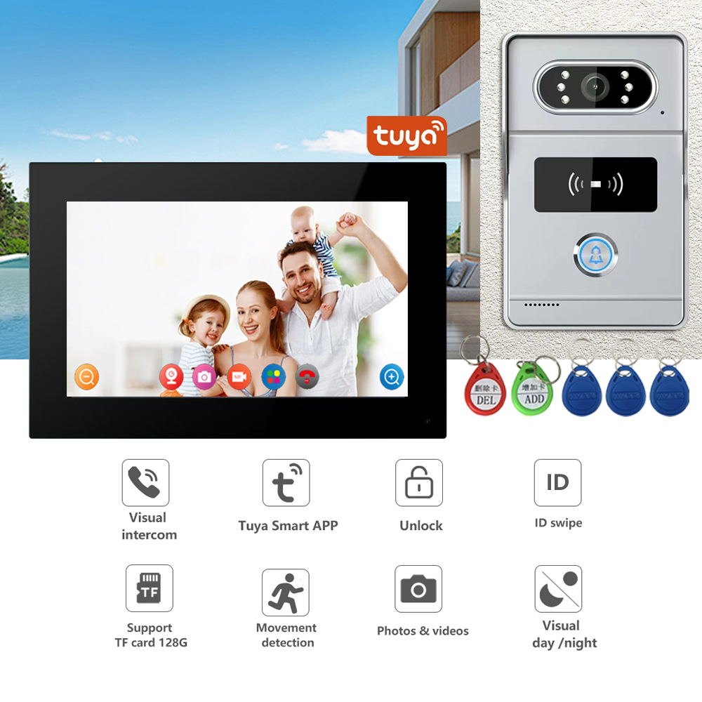Peephole Camera Viewer - 2MP 1080P Tuya APP IR Night