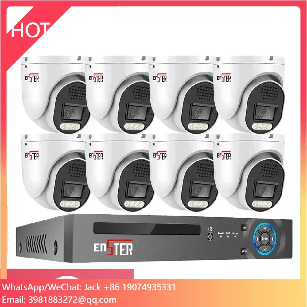 Home Security Indoor Cameras - Metal Turret Dome 8 Channels Indoor