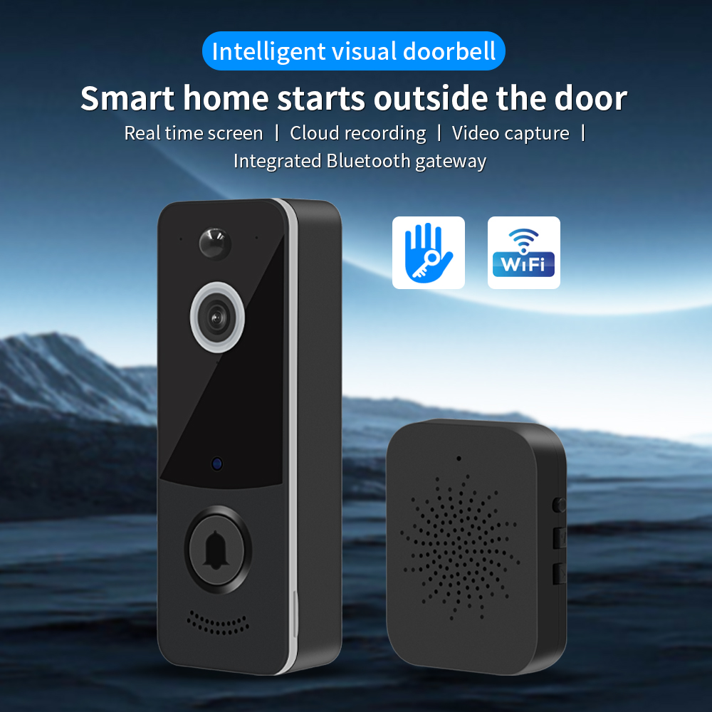 Home Security Indoor Cameras - 1080P WIFI Video Doorbell TTLOCK App