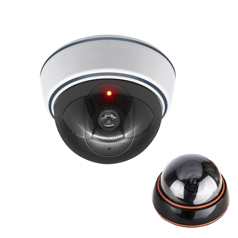 Home Security Upgrades - Creative Black/White Fake Dome Camera Simulation