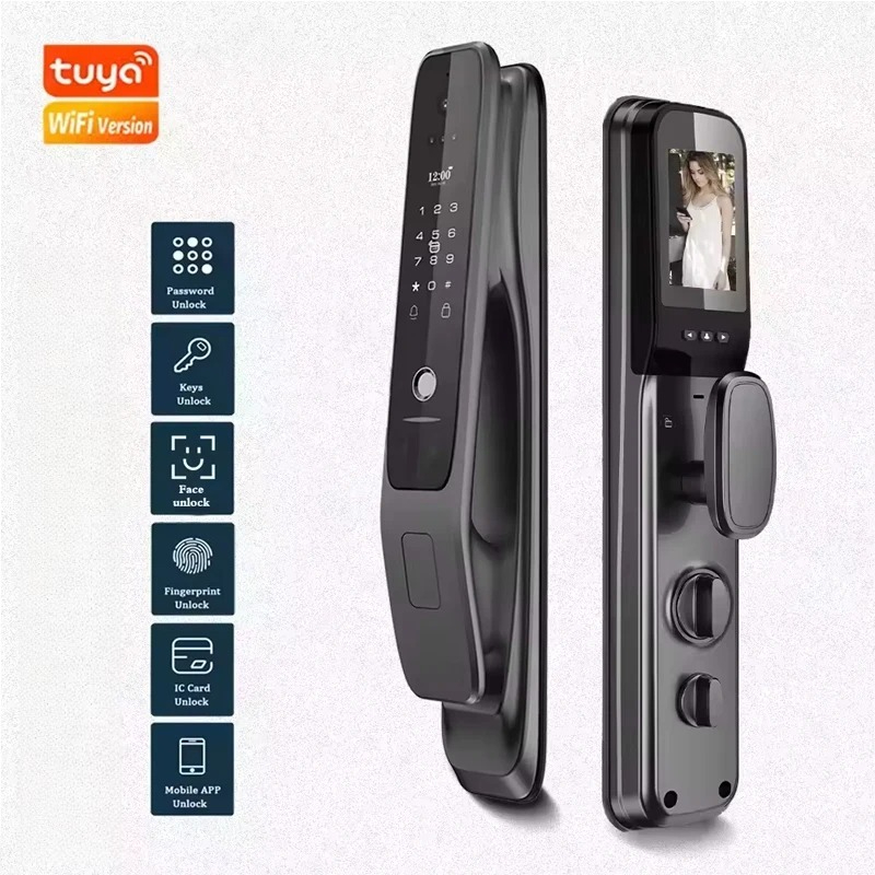 HX5 Smart Door Lock 3D Face Re - Home Security Camera recension och pris
