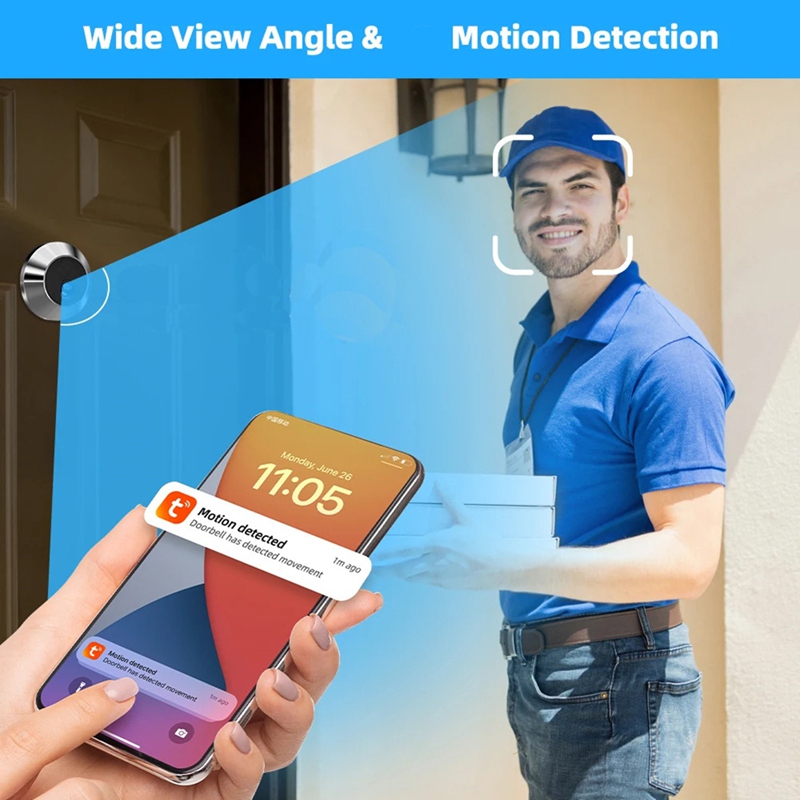 1080P Tuya Smart Life Home Dig - Peephole Camera Viewer recension och pris