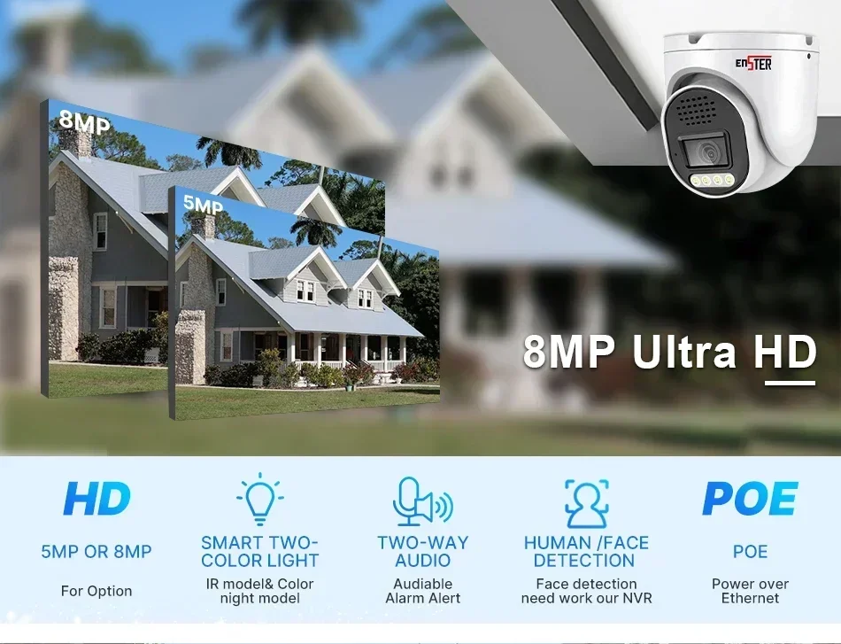 Metal Turret Dome 8 Channels I - Home Security Indoor Cameras recension och pris