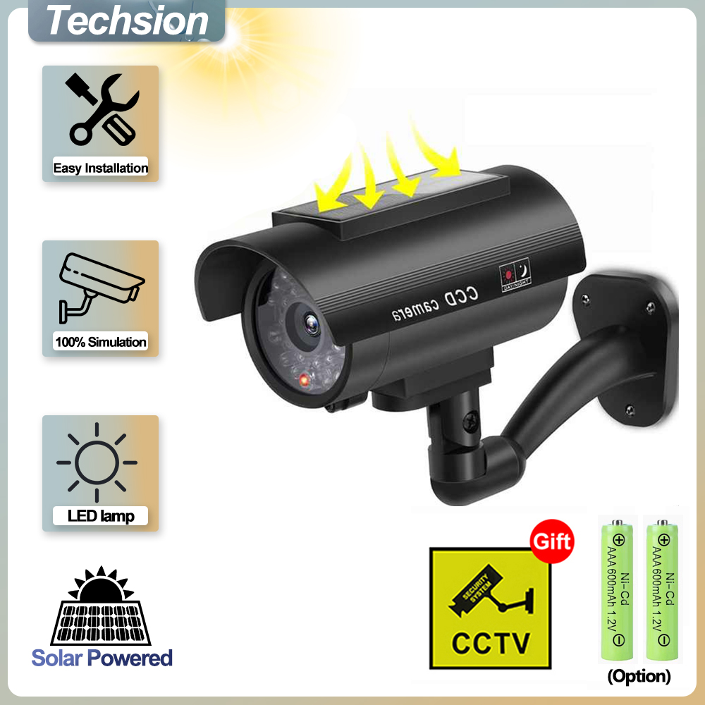 Solar Panel Dummy Surveillance - Home Security Indoor Cameras recension och pris