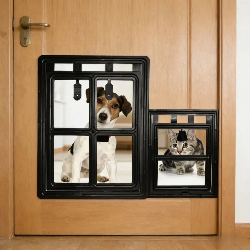 Pet Screen Door Lockable Plast - Home Security Adt recension och pris