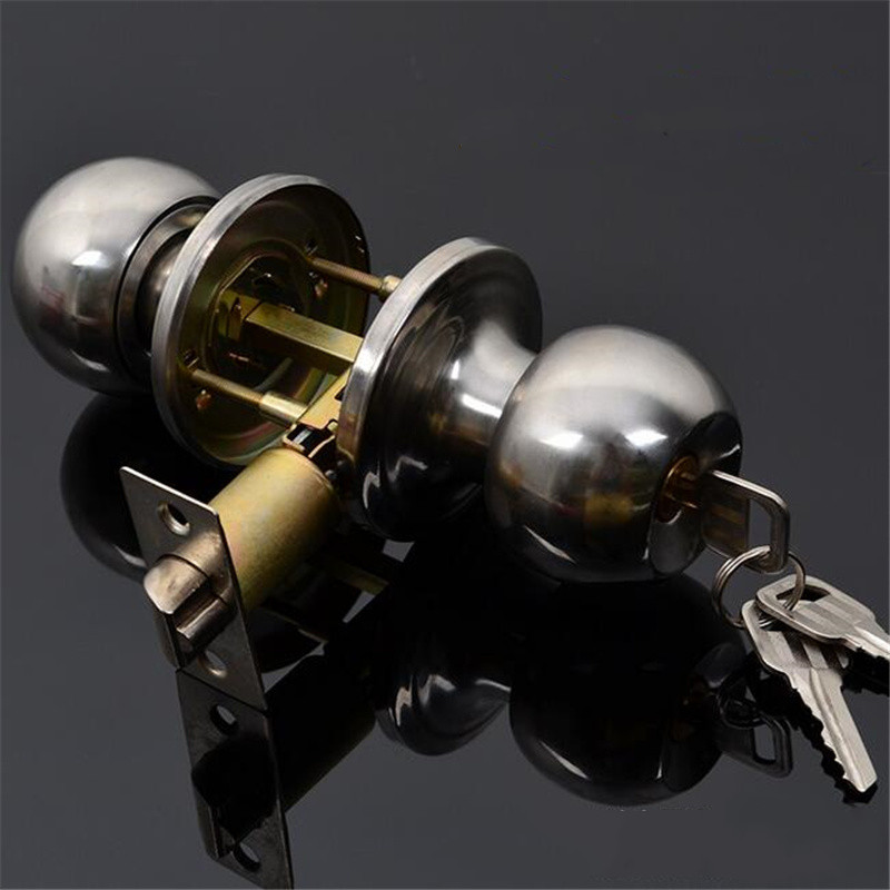 Round Ball Privacy Door Knob B - Home Security Adt recension och pris