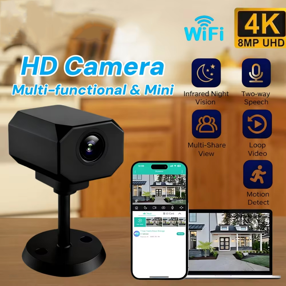 4K HD WiFi Security Camera for - Home Security Camera recension och pris