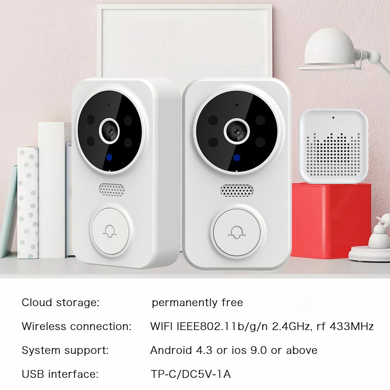 Tuya WIFI Doorbell Smart Home  - Home Security Indoor Cameras recension och pris