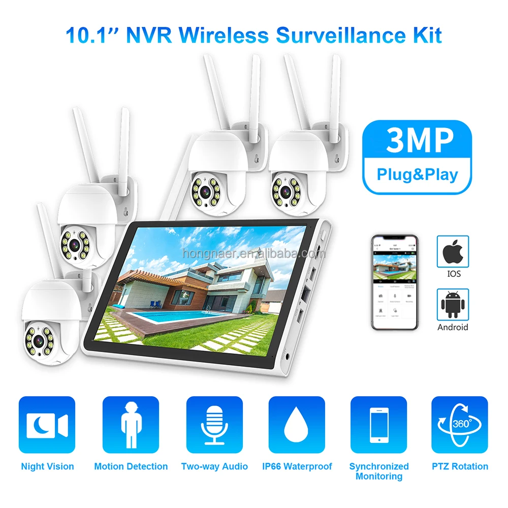 2026 Hongnaer 3MP 4 Channel Wi - Home Security Camera recension och pris
