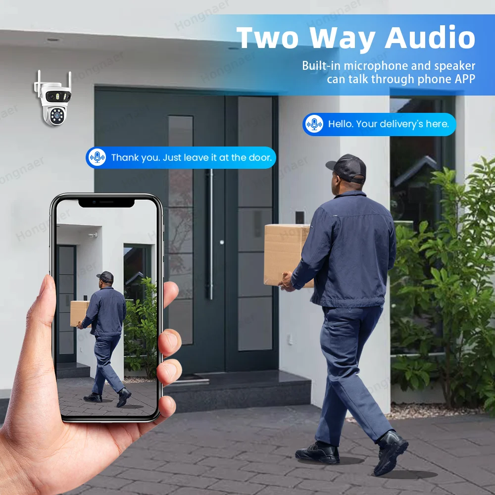 2026 Hongnaer 6MP 4CH 3 Lens 2 - Home Security Camera recension och pris