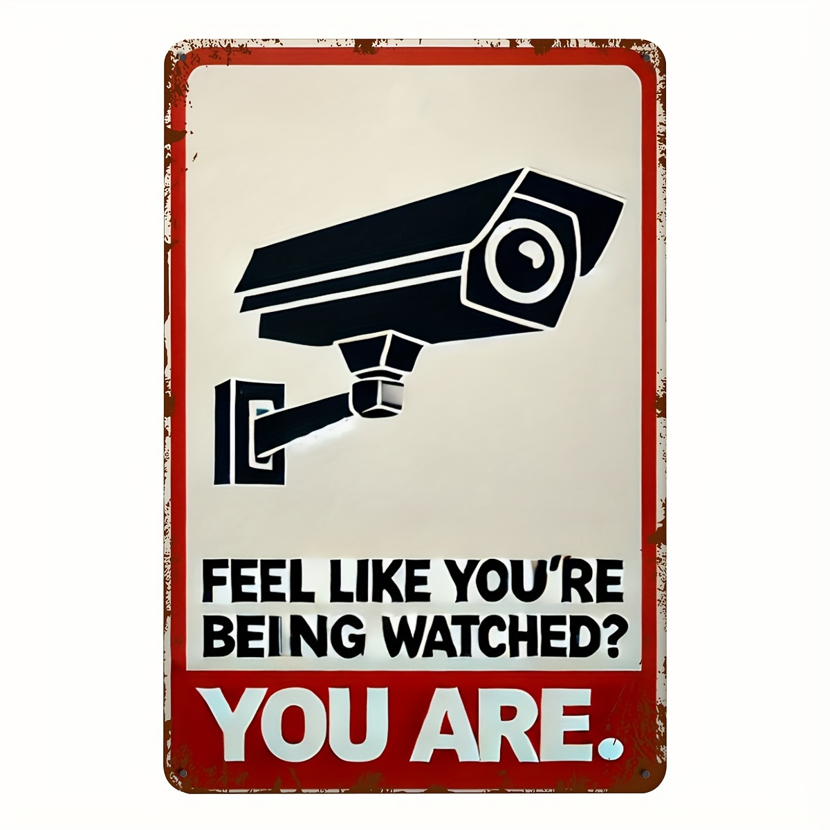 Funny Security Camera Warning  - Home Security Camera recension och pris