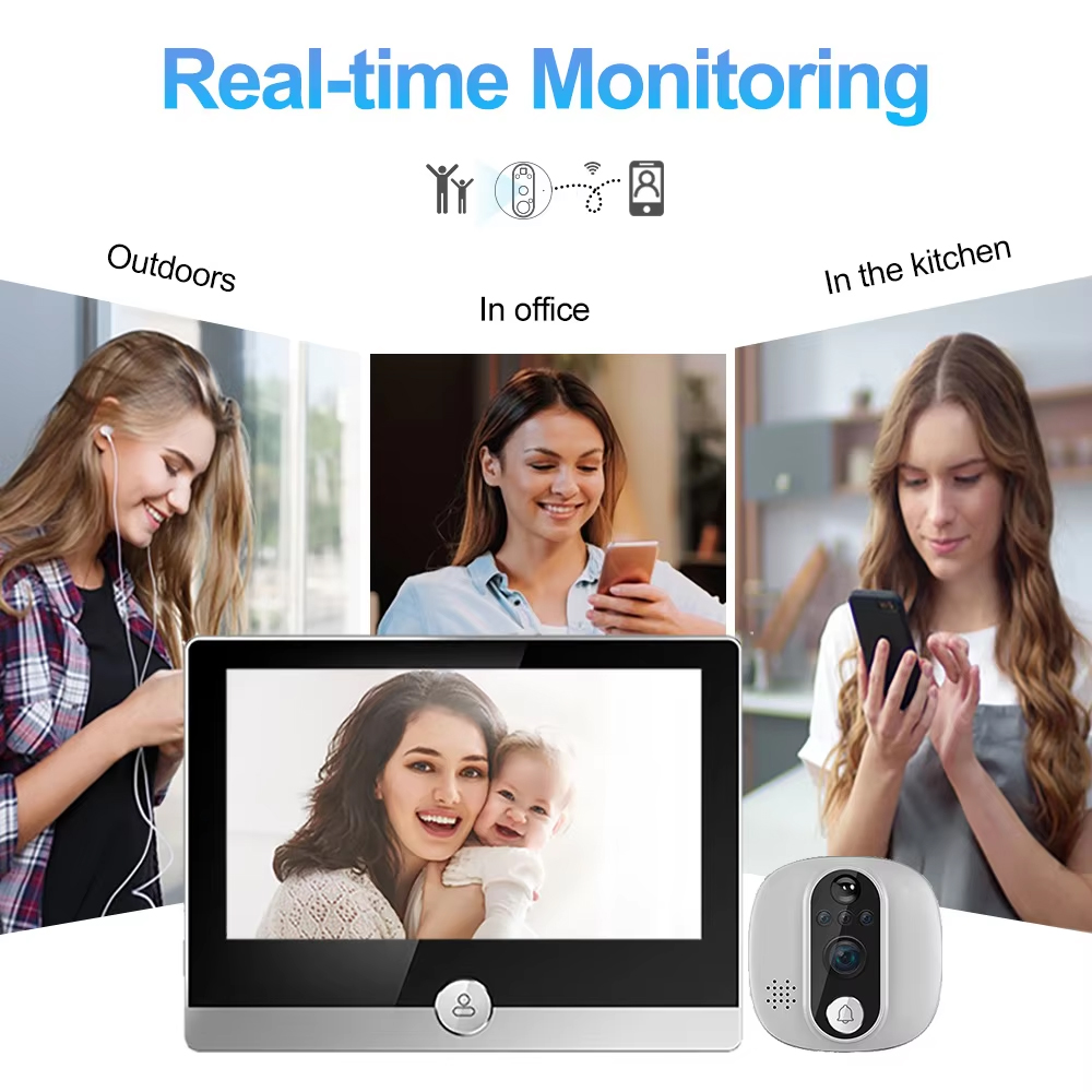 Tuya 1080P WiFi Door Bell Came - Peephole Camera Viewer recension och pris