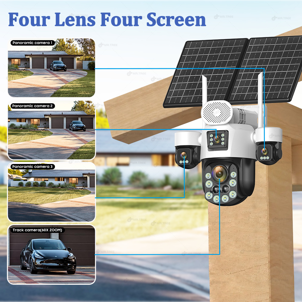 AOV Four Lens Outdoor Surveill - Home Security Upgrades recension och pris