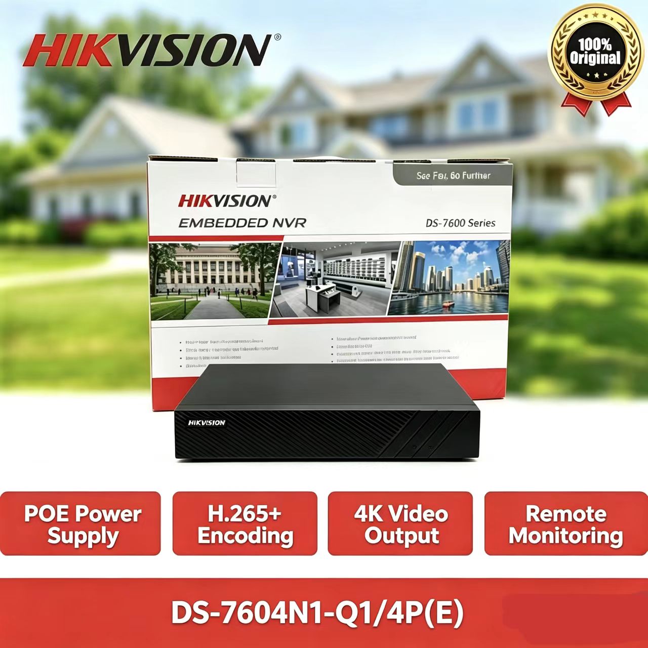 Hikvision DS-7604NI-Q1/4P(E) 4 - Home Security Hikvision recension och pris