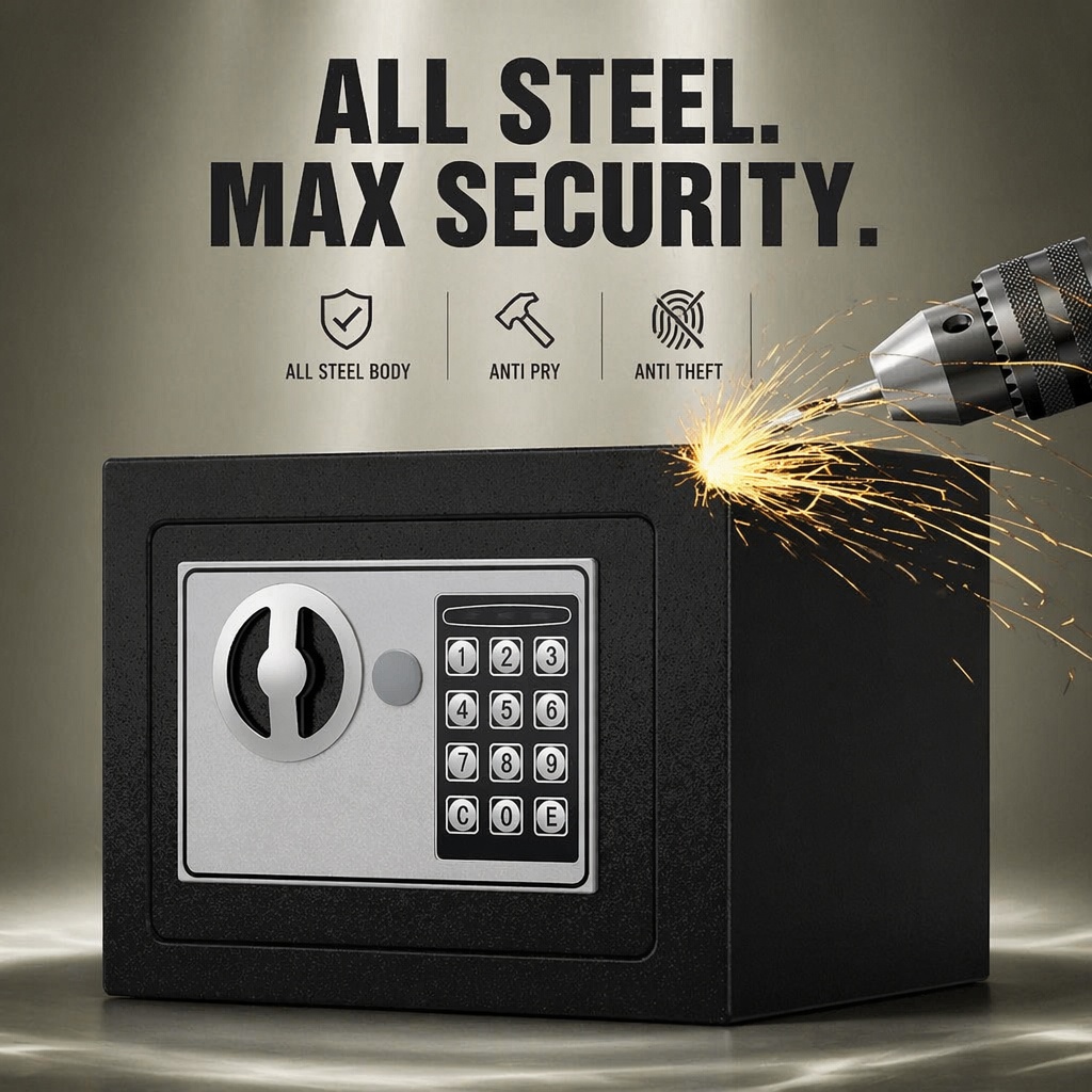 All Steel Electronic Digital K - Home Security Upgrades recension och pris