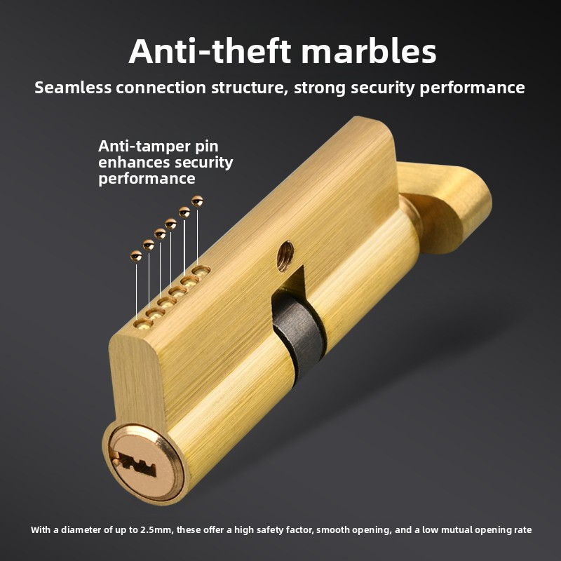 Door Cylinder Lock Biased 70mm - Home Security Upgrades recension och pris