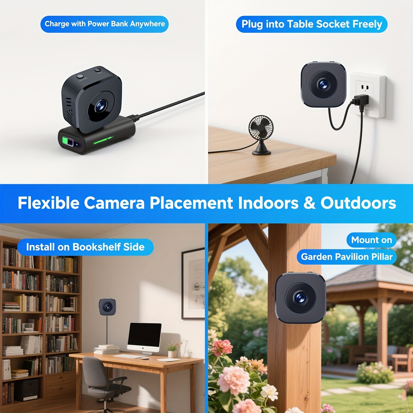 1080P HD Mini WiFi Camera Indo - Home Security Camera recension och pris