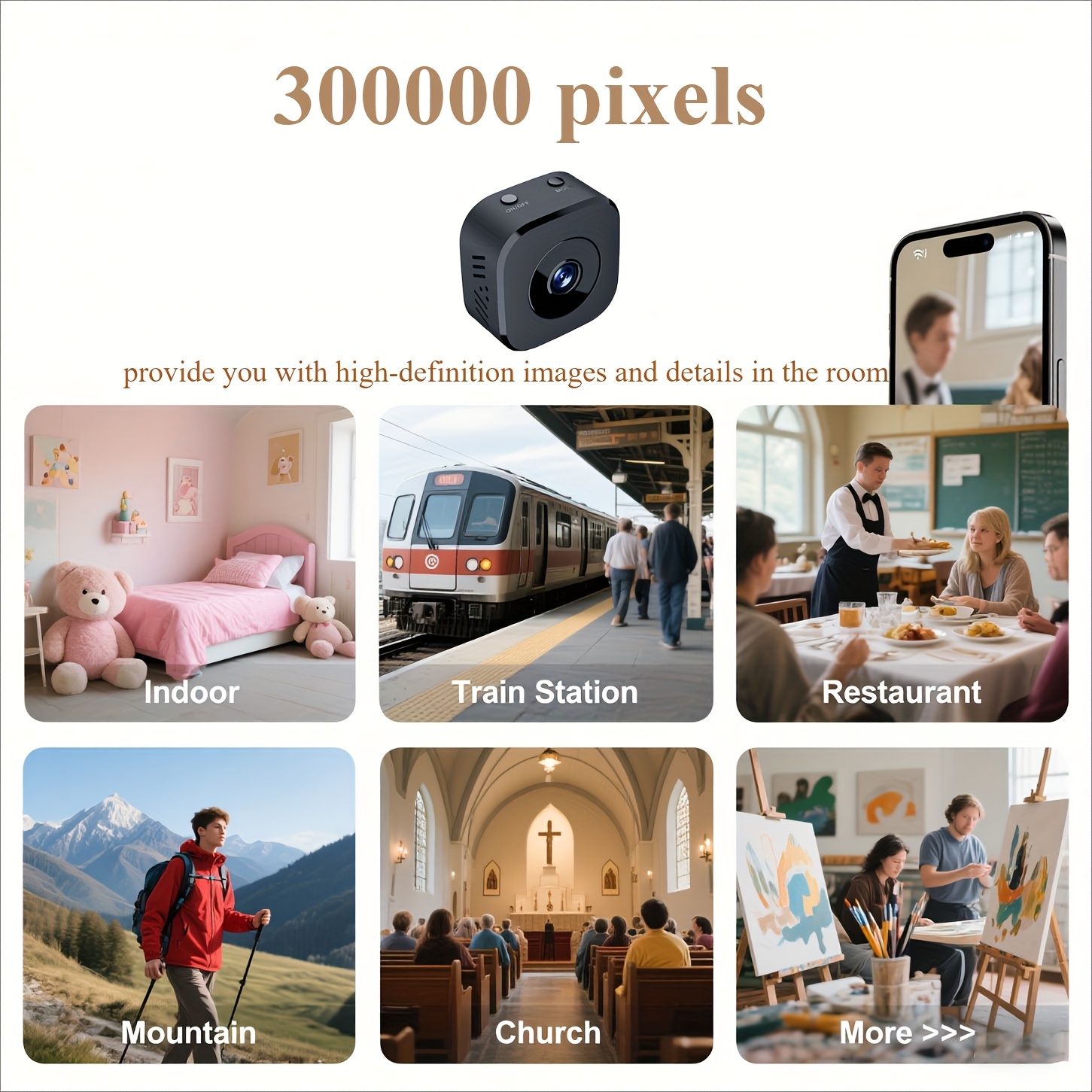 1080P HD Mini WiFi Camera Indo - Home Security Camera recension och pris