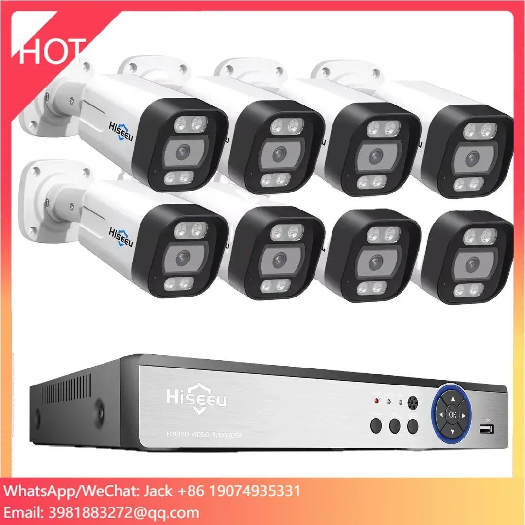 Hiseeu 4K 8channel 8mp Outdoor - Ip Camera Outdoor 4K recension och pris