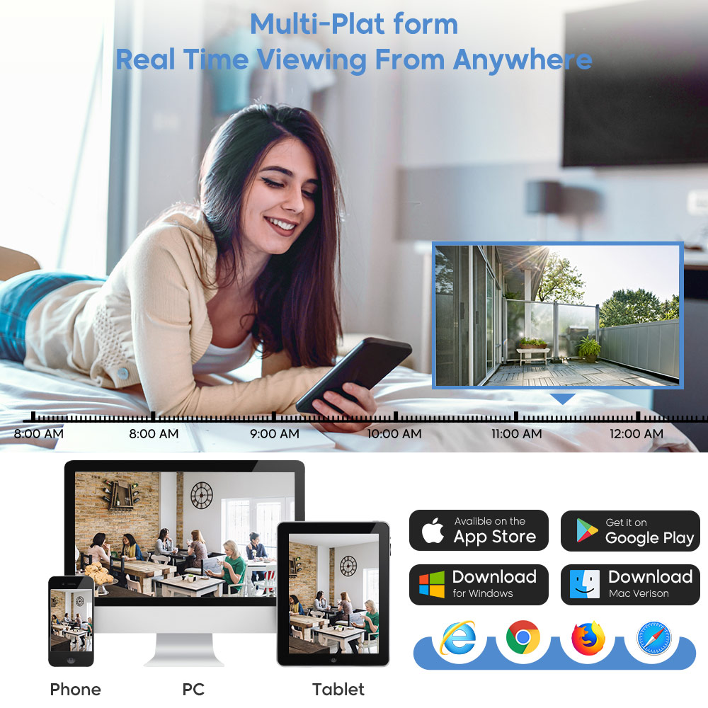 Hikvision Compatible 8MP 4K IP - Home Security Hikvision recension och pris