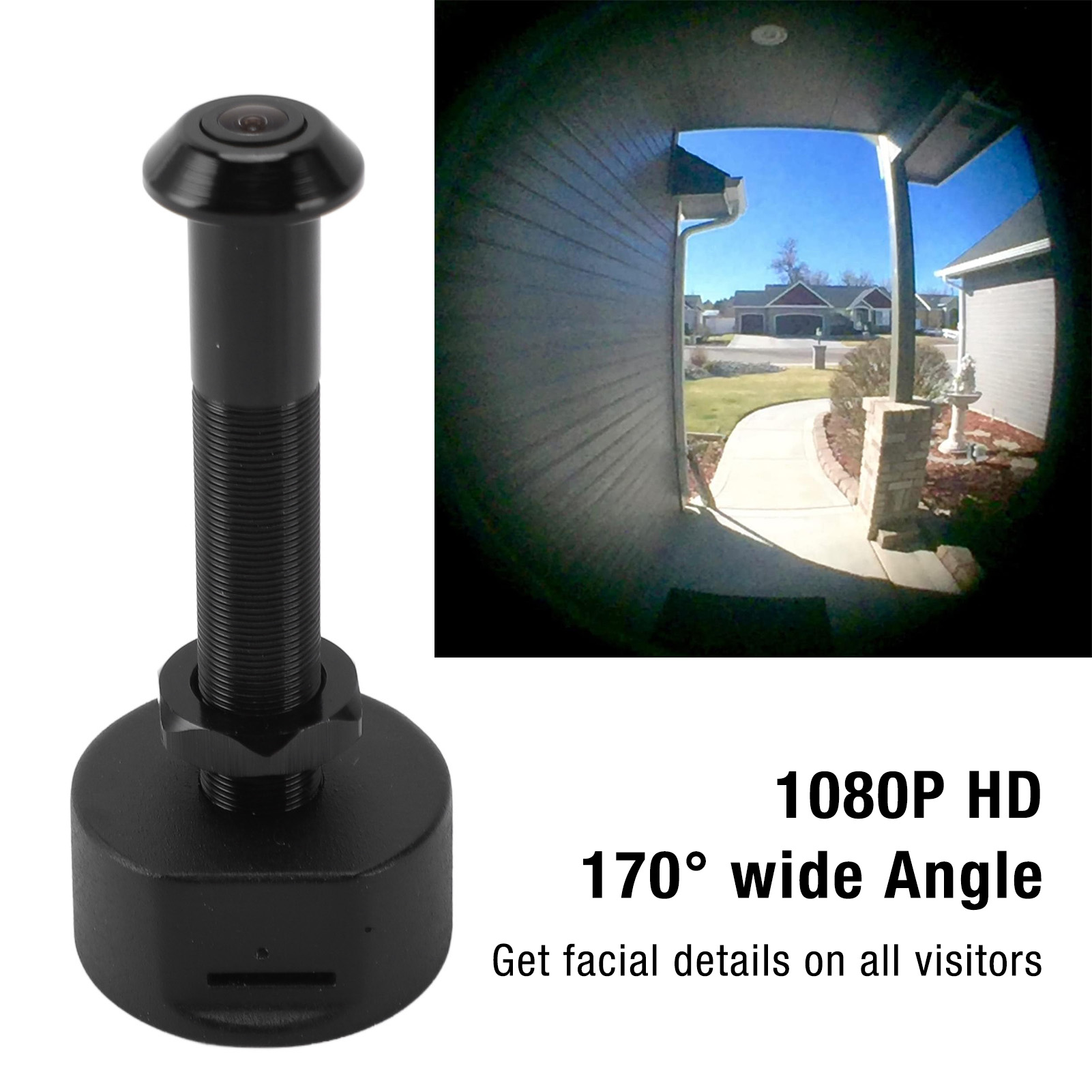 Digital Door Viewer 1080P HD A - Peephole Camera Viewer recension och pris