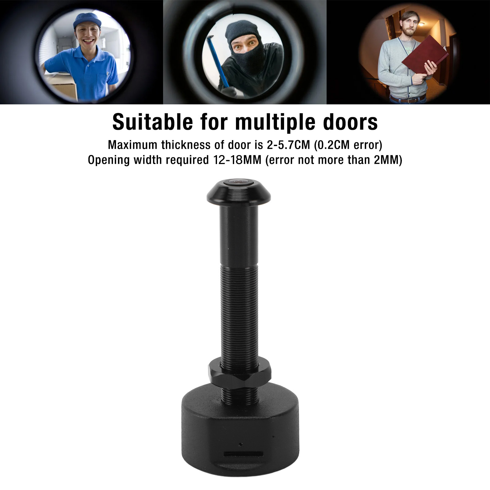 Digital Door Viewer 1080P HD A - Peephole Camera Viewer recension och pris