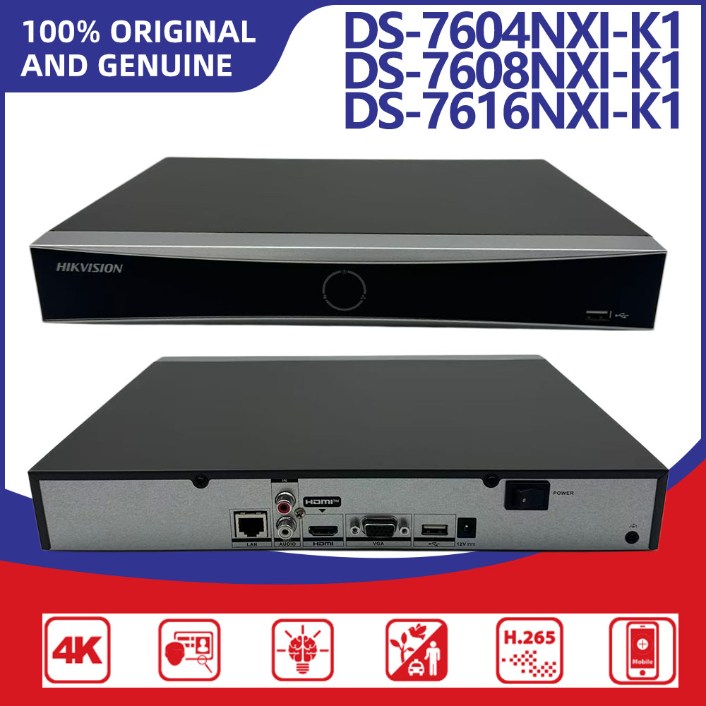 Hikvision DS-7604NXI-K1 DS-760 - Home Security Hikvision recension och pris