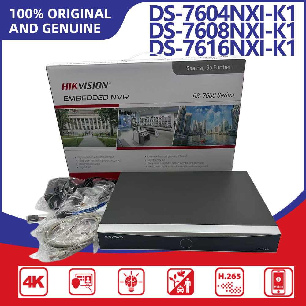 Hikvision DS-7604NXI-K1 DS-760 - Home Security Hikvision recension och pris