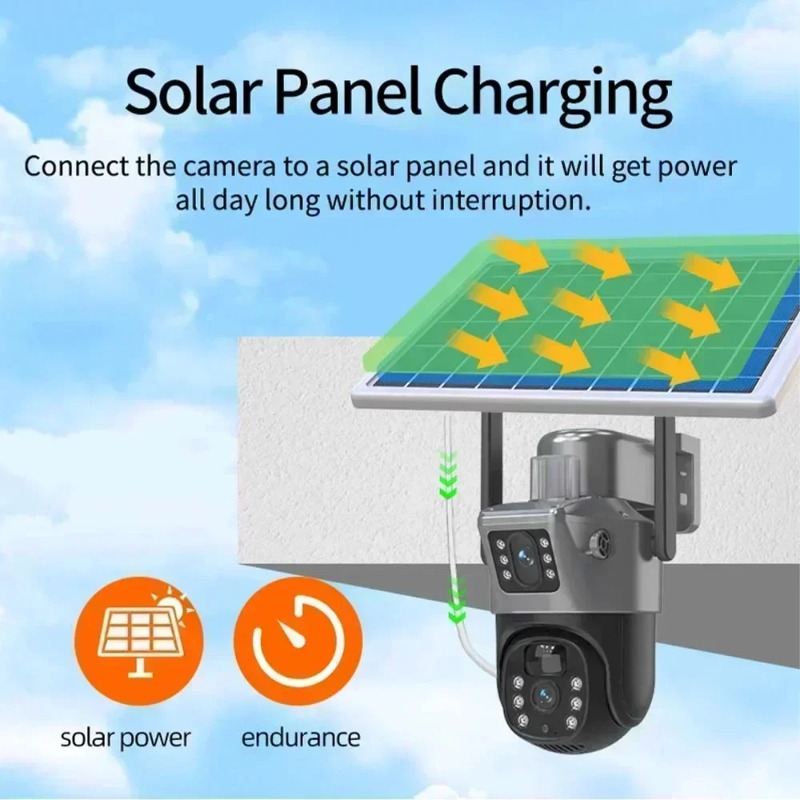 Farm Remote Watch Solar Camera - Ip Camera Outdoor 4K recension och pris