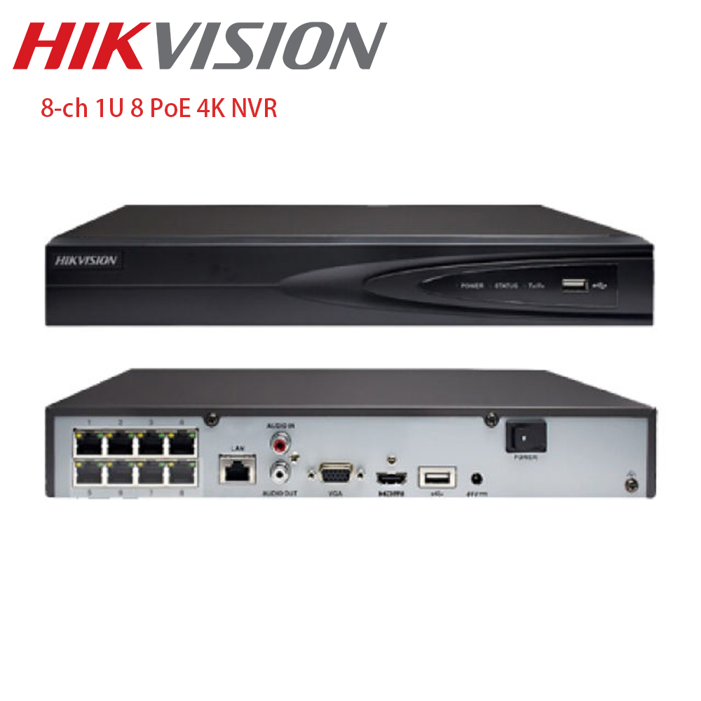 Hikvision 8ch 8MP Security Cam - Home Security Hikvision recension och pris