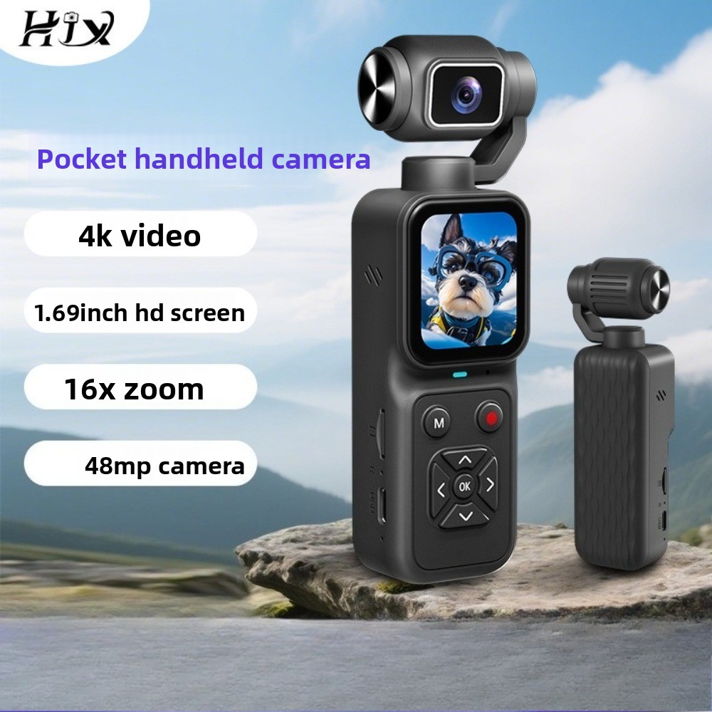 HJD-09 4K Vlogging Camera 180° - Ip Camera Outdoor 4K recension och pris