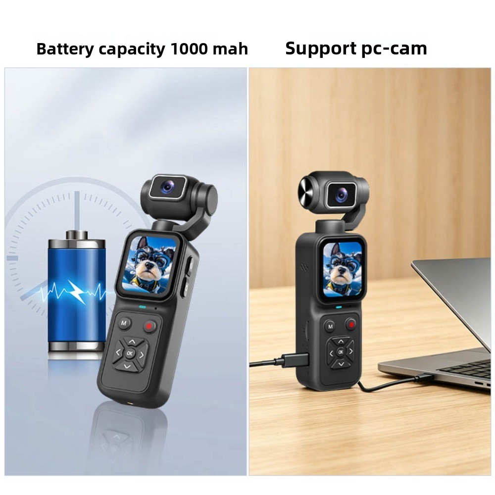 HJD-09 4K Vlogging Camera 180° - Ip Camera Outdoor 4K recension och pris