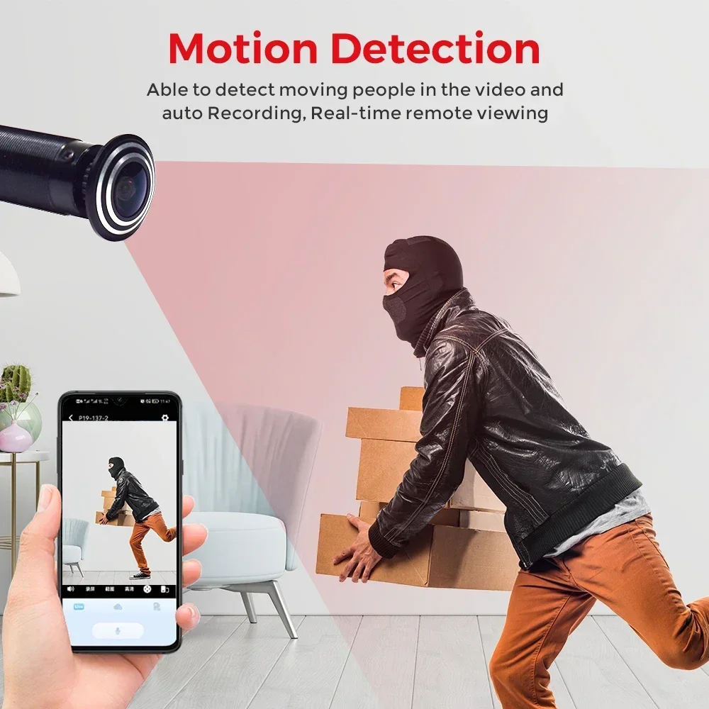 PEGATISAN 3MP Wifi Camera Tuya - Peephole Camera Viewer recension och pris