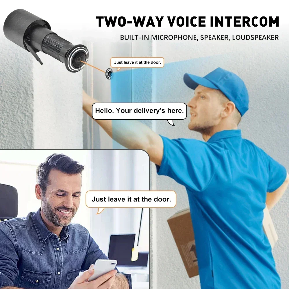 PEGATISAN 3MP Wifi Camera Tuya - Peephole Camera Viewer recension och pris